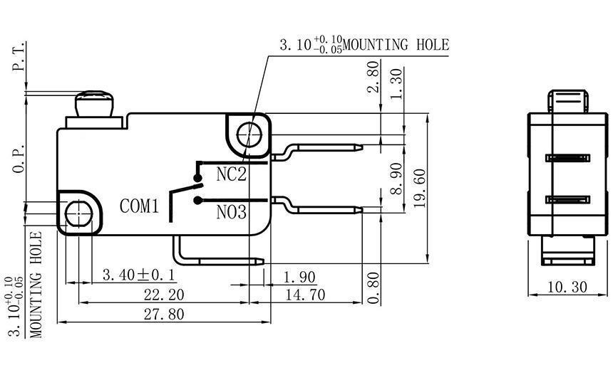 spdt micro switch wiring